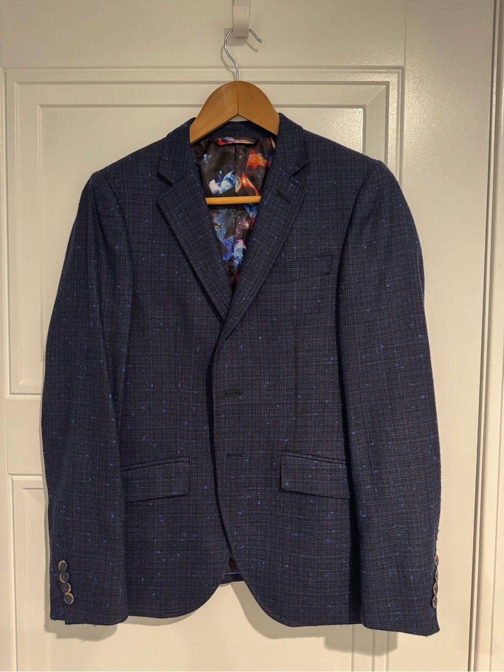 Robert Graham Navy Speckled Sport Coat
